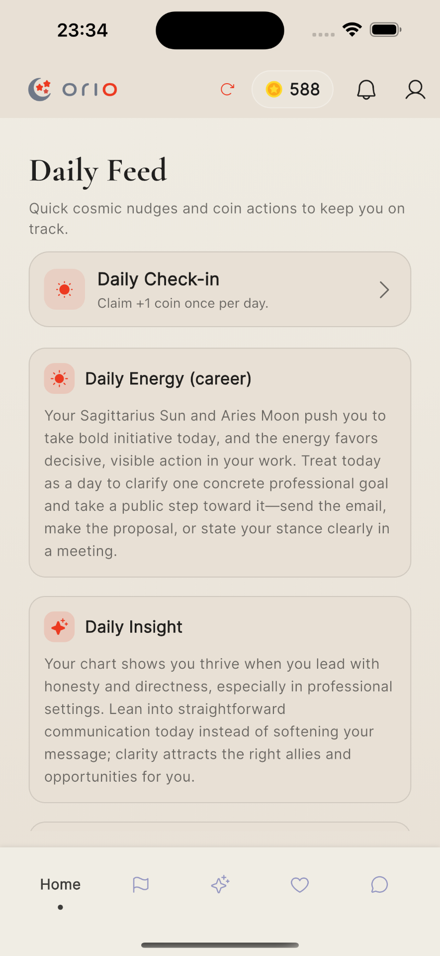 ORIO daily feed